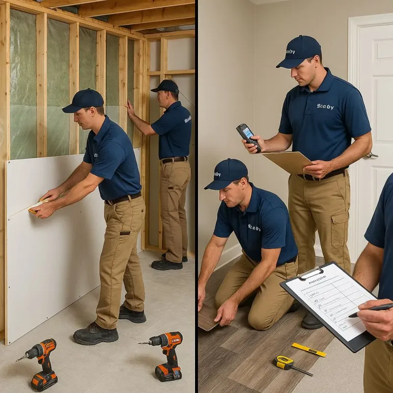 Repairs and Reconstruction process in North Pekin, IL